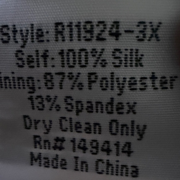 Johnny Was 100% Silk Floral Tunic Blouse 1X Boho Sheer Peasant Top - Picture 9 of 9